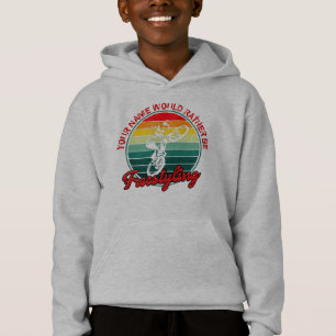 Add Name Would Rather Be Freestyling BMX Bike Hoodie