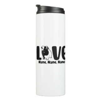 Add Names or Text, Guinea Pig LOVE on   Thermal Tumbler
