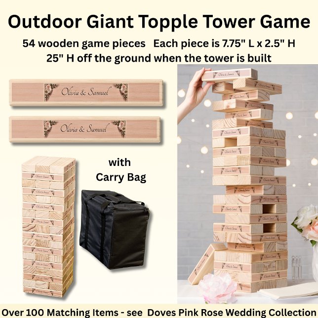 Add Names, Outdoor Giant Topple Tower Game (Creator Uploaded)