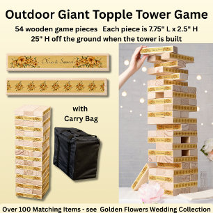 Add Names, Outdoor Giant Topple Tower Game