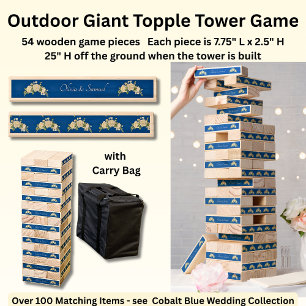 Add Names, Outdoor Giant Topple Tower Game