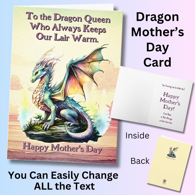 Add Names, To Dragon Queen Who Keeps Lair Warm  Card (Creator Uploaded)