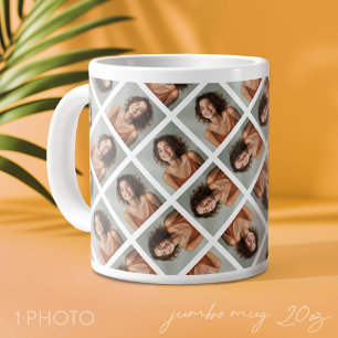 Add One Photo to make a Crazy Collage Giant Coffee Mug
