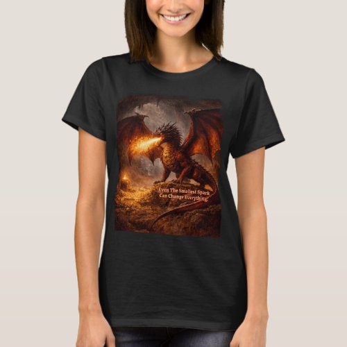 Add (or Delete) your Text Name etcFire Dragon Lair T-Shirt