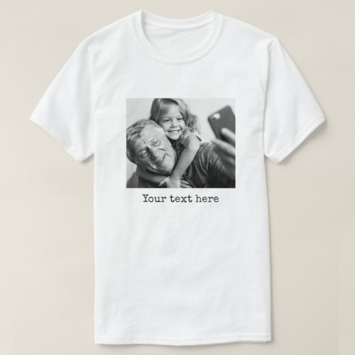 Add Own Text Custom Photo Upload Design Your Own T_Shirt