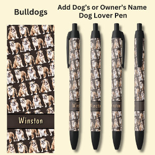Add Owner's or Dog's Name, Bulldog Pen