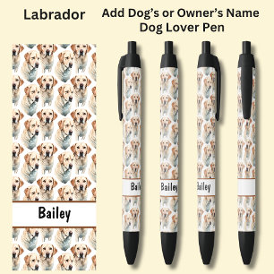 Add Owner's or Dog's Name, Labrador Pen