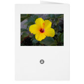 Add Personal Message onto Unique Floral Card (Back)