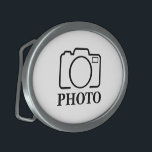 Add Personalized Photo Wedding Modern Cute Elegant Belt Buckle<br><div class="desc">You can customize it with your photo,  logo or with your text.  You can place them as you like on the customization page. Modern,  unique,  simple,  or personal,  it's your choice.</div>
