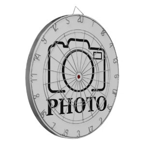 Add Personalized Photo Wedding Modern Cute Elegant Dart Board