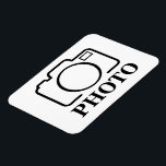 Add Personalized Photo Wedding Modern Cute Elegant Magnet<br><div class="desc">You can customize it with your photo,  logo or with your text.  You can place them as you like on the customization page. Modern,  unique,  simple,  or personal,  it's your choice.</div>