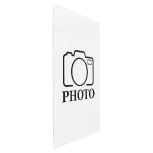 Add Personalized Photo Wedding Modern Cute Elegant Metal Print