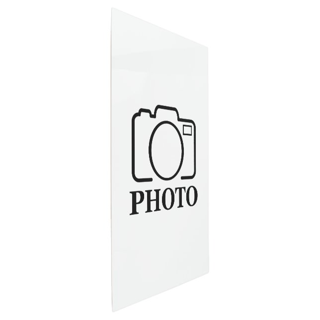 Add Personalized Photo Wedding Modern Cute Elegant Metal Print (3/4)