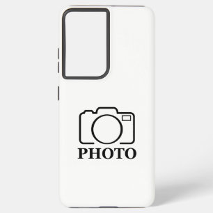 Add Personalized Photo Wedding Modern Cute Elegant Samsung Galaxy S21 Ultra Case