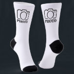 Add Personalized Photo Wedding Modern Cute Elegant Socks<br><div class="desc">You can customize it with your photo,  logo or with your text.  You can place them as you like on the customization page. Modern,  unique,  simple,  or personal,  it's your choice.</div>
