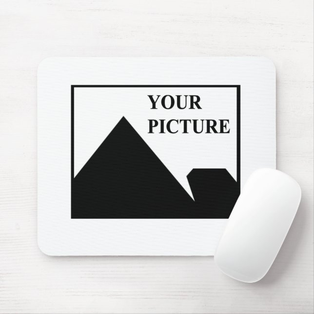 Add Personalized Picture Business Company Name Mouse Pad (With Mouse)