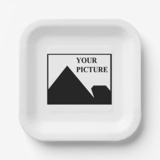 Add Personalized Picture Business Company Name Paper Plates