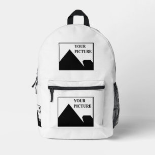 Add Personalized Picture Business Company Name Printed Backpack
