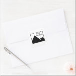 Add Personalized Picture Business Company Name Square Sticker<br><div class="desc">You can customize it with your photo,  logo or with your text.  You can place them as you like on the customization page. Modern,  unique,  simple,  or personal,  it's your choice.</div>