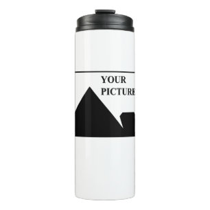 Add Personalized Picture Business Company Name Thermal Tumbler