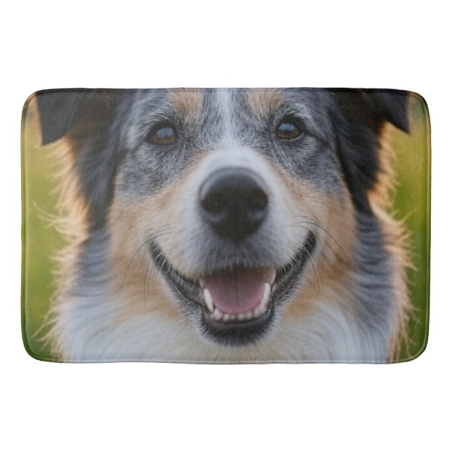 Add Pet Photo Customize Bath Mat (Front)