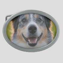 Add Pet Photo Customize Belt Buckle