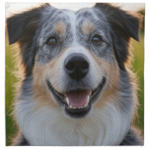 Add Pet Photo Customize Cloth Napkin