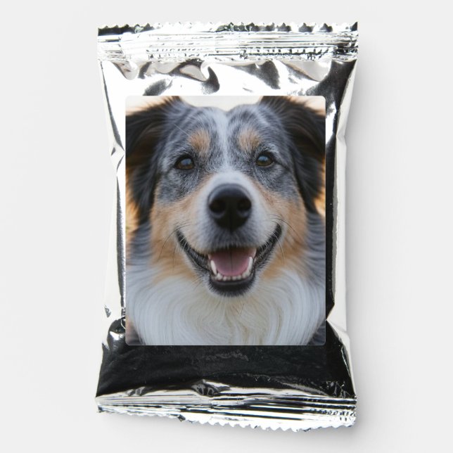 Add Pet Photo Customize Coffee Drink Mix (Front)