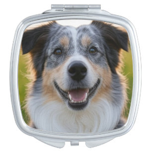 Add Pet Photo Customize Compact Mirror