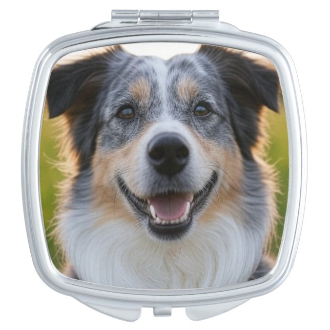 Add Pet Photo Customize Compact Mirror (Front)