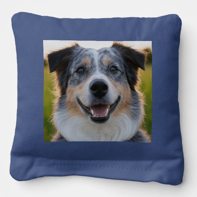 Add Pet Photo Customize Cornhole Bags (Front)