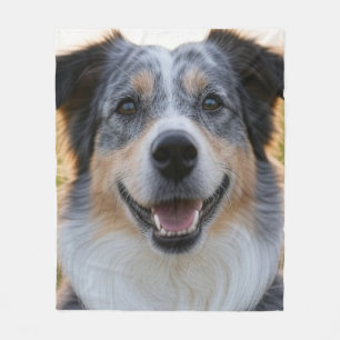 Add Pet Photo Customize Fleece Blanket