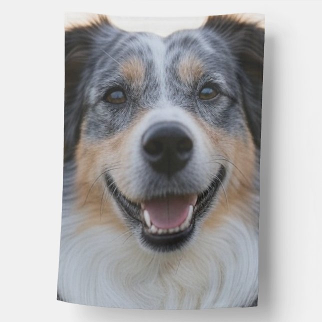 Add Pet Photo Customize House Flag (Front)