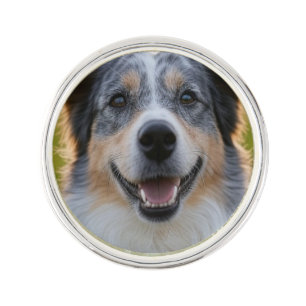 Add Pet Photo Customize Lapel Pin