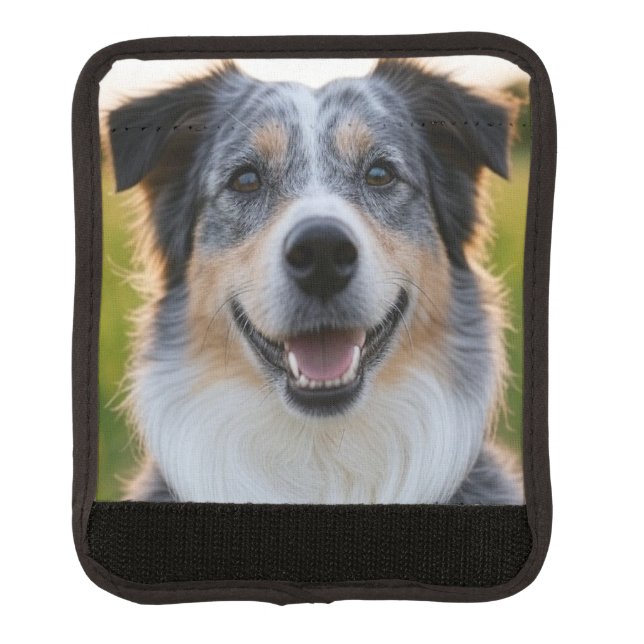 Add Pet Photo Customize Luggage Handle Wrap (Front)
