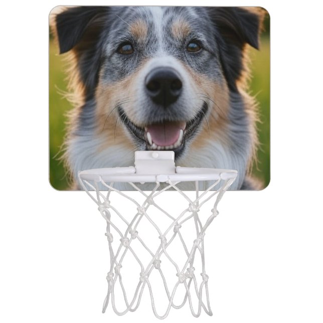 Add Pet Photo Customize Mini Basketball Hoop (Front)