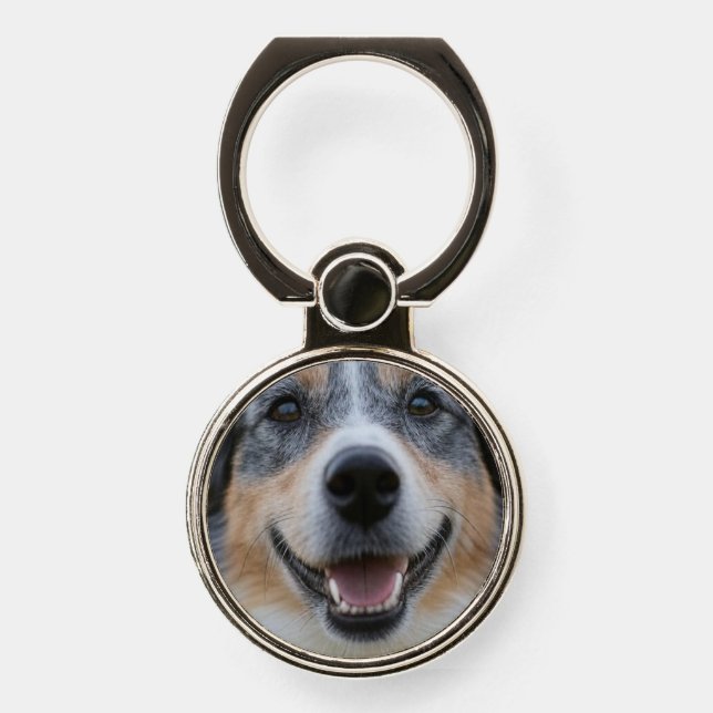 Add Pet Photo Customize Phone Ring Stand (Front)