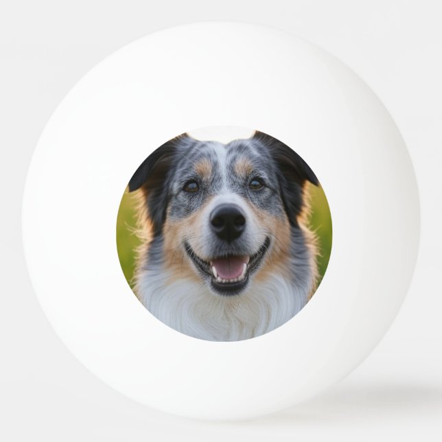 Add Pet Photo Customize Ping Pong Ball (Front)