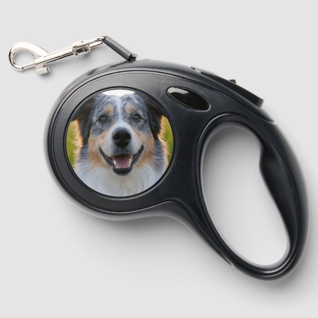 Add Pet Photo Customize Retractable Pet Leash (Front)