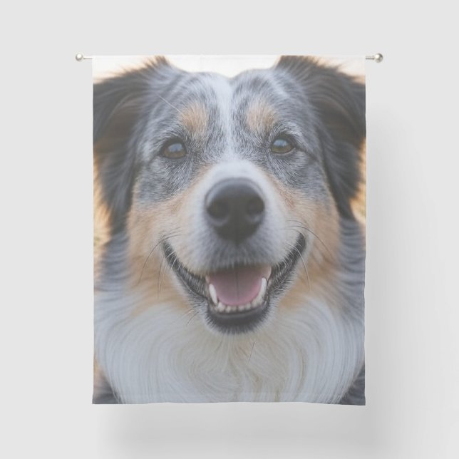 Add Pet Photo Customize Sheer Curtains (Front)