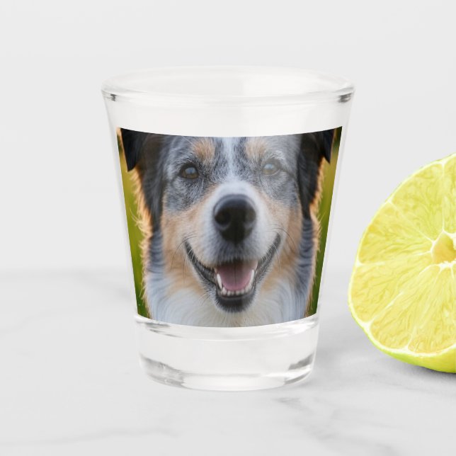 Add Pet Photo Customize Shot Glass (Front)