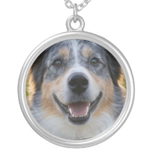 Add Pet Photo Customize Silver Plated Necklace