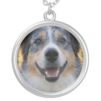 Add Pet Photo Customize Silver Plated Necklace