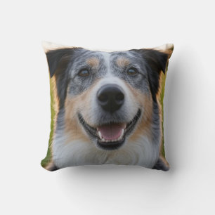 Add Pet Photo Customize Throw Pillow