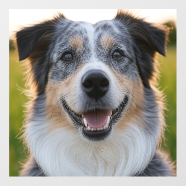 Add Pet Photo Customize Wall Decal (Front)