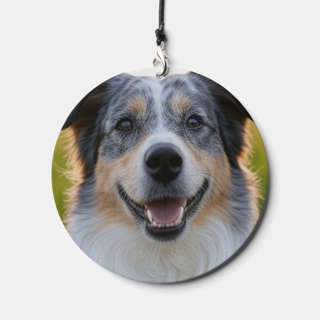 Add Pet Photo Customize Wind Chime (Front)