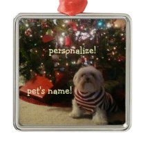 Add Pet Photo/Person Christmas Tree Ornament