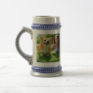 Add Pet Photo Personalize Customize Beer Stein
