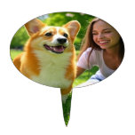 Add Pet Photo Personalize Customize Cake Topper