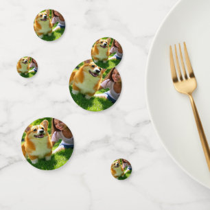 Add Pet Photo Personalize Customize Confetti